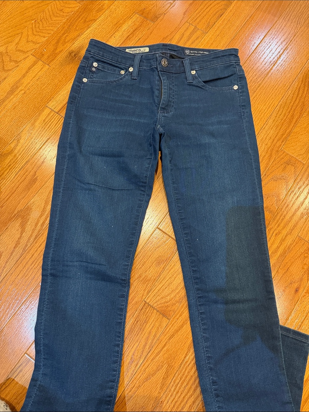 AG The Legging Skinny Jean in Dark Denim, Size 26